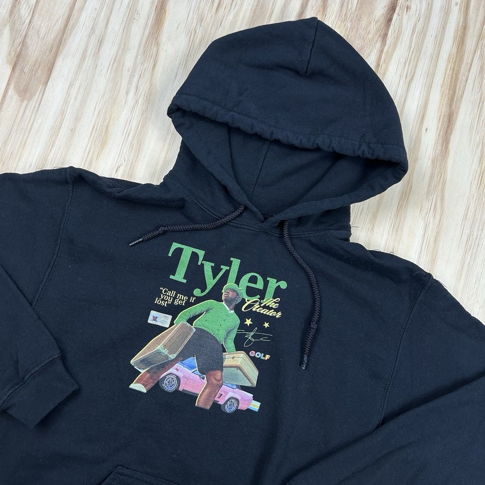 Tyler The Creator Call Me If You Get Lost Hoodie Black Size Small Graphic